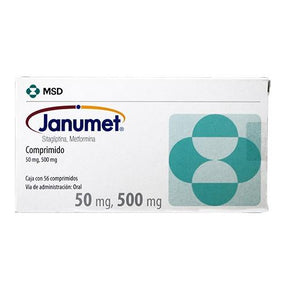 Janumet 50 / 500 Mg Con 56 Comprimidos