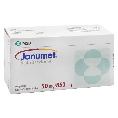 Janumet 50 / 850 Mg Con 56 Comprimidos