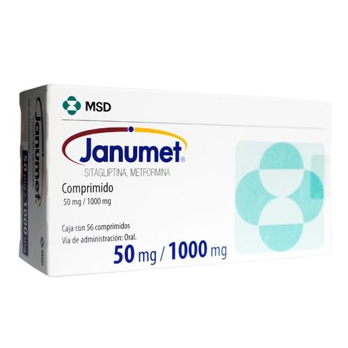 Janumet 50 / 1000 Mg Con 56 Comprimidos