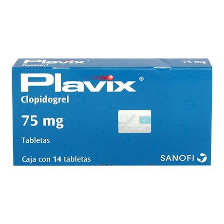 Plavix 75 Mg Con 14 Grageas