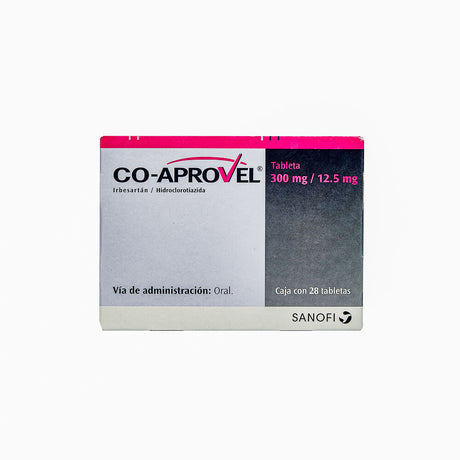 Coaprovel 300 Mg / 12.5 Con 28 Tabletas