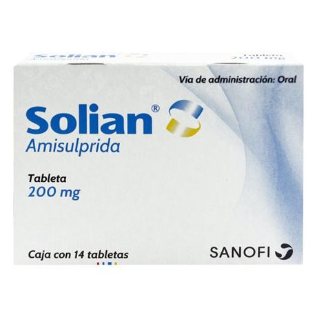 Solian 200 Mg Con 14 Tabletas