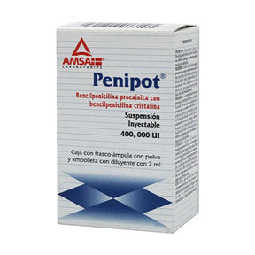 Bencilpenicilina Procainica Bencilpen Cris Penipot 400 Ui 2 Ml