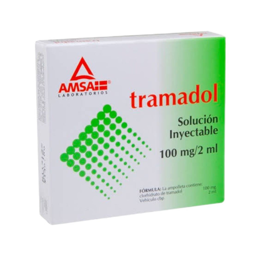 Tramadol 100 Mg / 2 Ml Con 5 Amp. G.I. Amsa