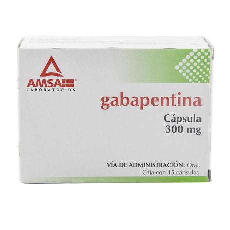 Gabapentina 300 Mg Con 15 Capsulas Amsa Generico