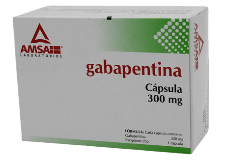 Gabapentina 300 Mg Con 30 Capsulas Amsa Generico