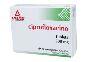 Ciprofloxacino 500 Mg Con 14 Tabletas Amsa Generico