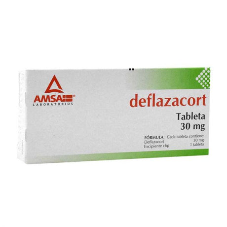 Deflazacort 30 Mg Con 10 Tabletas Amsa Generico