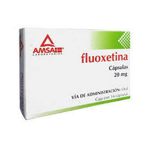 Fluoxetina 20 Mg Con 14 Capsulas Amsa Generico