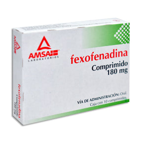Fexofenadina 180 Mg Con 10 Compr Amsa