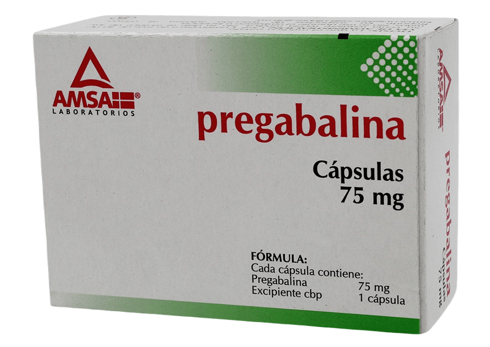 Pregabalina 75 Mg Con 28 Capsulas Amsa Generico