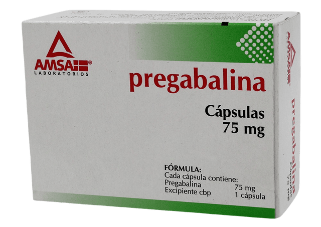 Pregabalina 75 Mg Con 28 Capsulas Amsa Generico