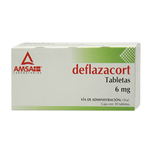Deflazacort 6 Mg Con 20 Tabletas Amsa Generico