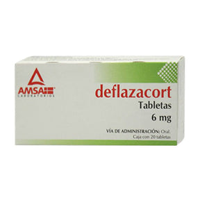 Deflazacort 6 Mg Con 20 Tabletas Amsa Generico