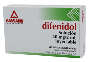 Difenidol 40 Mg / 2 Ml 2 Ampulas Amsa Generico