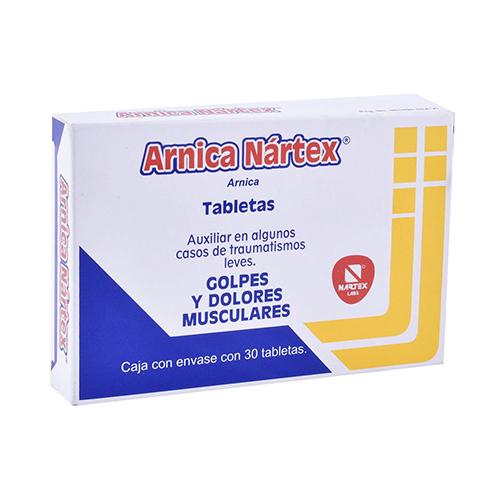 Arnica Nartex Con 30 Tabletas Nartex