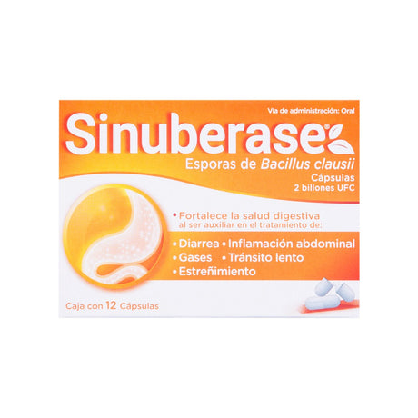 Sinuberase Con 12 Capsulas