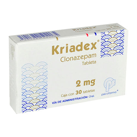 Kriadex 2 Mg Con 30 Tabletas