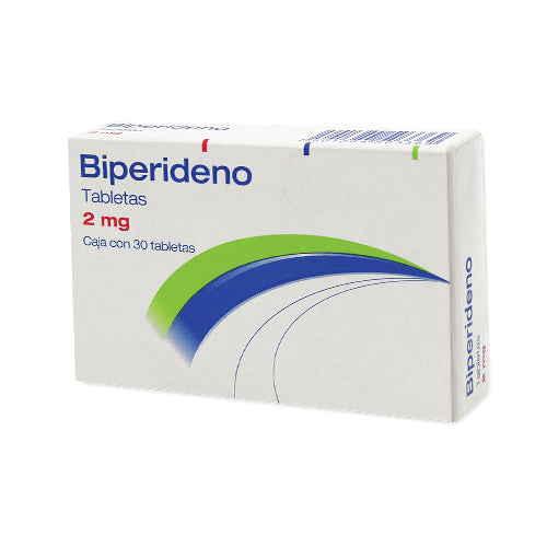 Biperideno 2 Mg Con 30 Tabletas Psicofarma Generico