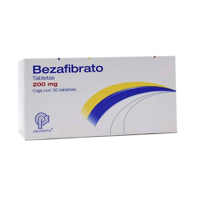 Bezafibrato 200 Mg Con 30 Tabletas Psicofarma Generico