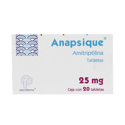 Anapsique 25 Mg Con 20 Tabletas