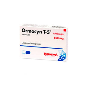 Ormocyn T-5 Generico 500 Mg Con 20 Capsulas Hormonas