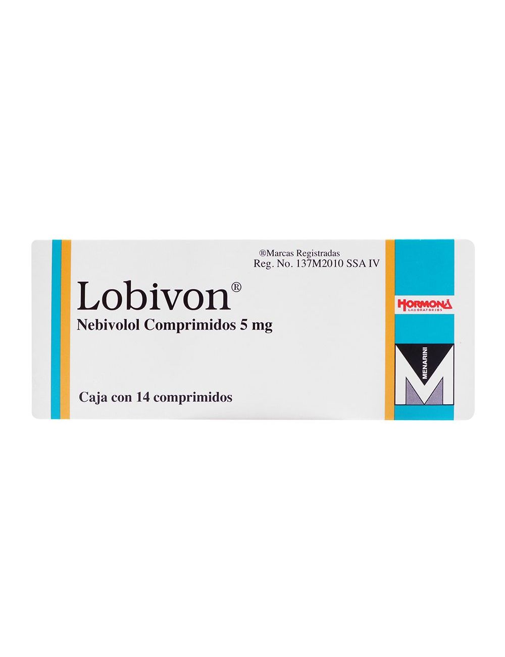 Lobivon 5 Mg Con 14 Tabletas