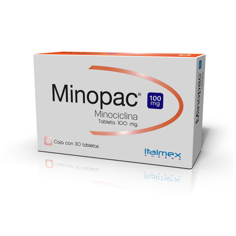 Minopac 100 Mg Con 30 Tabletas