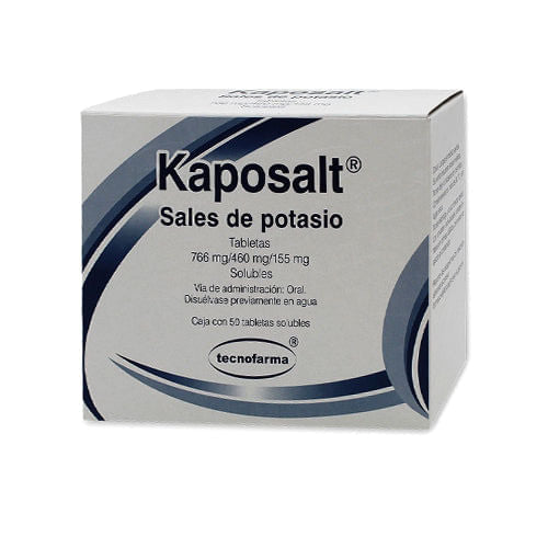 Sales De Potasio Kaposalt 766 / 460 / 155 Mg Con 50 Tabletas Efervecentev