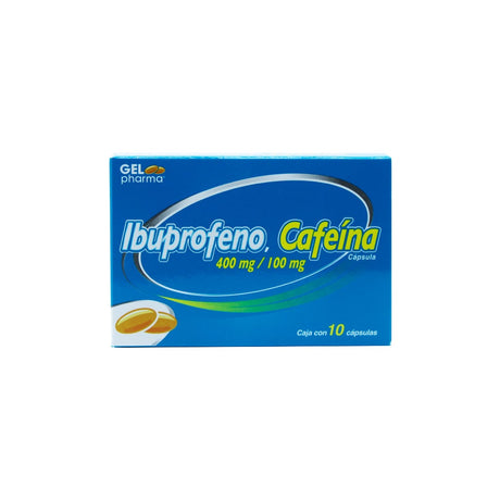 Ibuprofeno Cafeina Brysbal 400 / 100 Mg Con 10 Capsulas