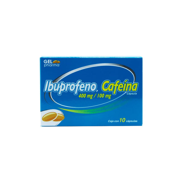 Ibuprofeno Cafeina Brysbal 400 / 100 Mg Con 10 Capsulas
