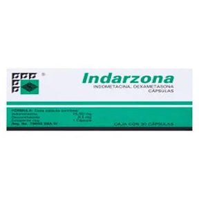 Indometacina Dexametasona Indarzona Con 30 Capsulas
