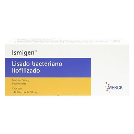 Ismigen Sublingual 50 Mg Con 10 Tabletas