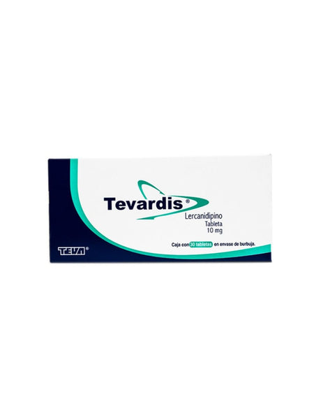 Tevardis 10 Mg Con 30 Tabletas