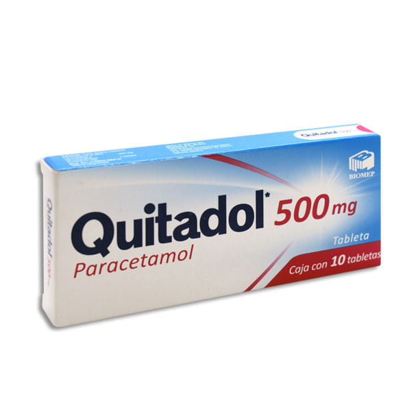 Paracetamol Quitadol 500 Mg Con 10 Tabletas