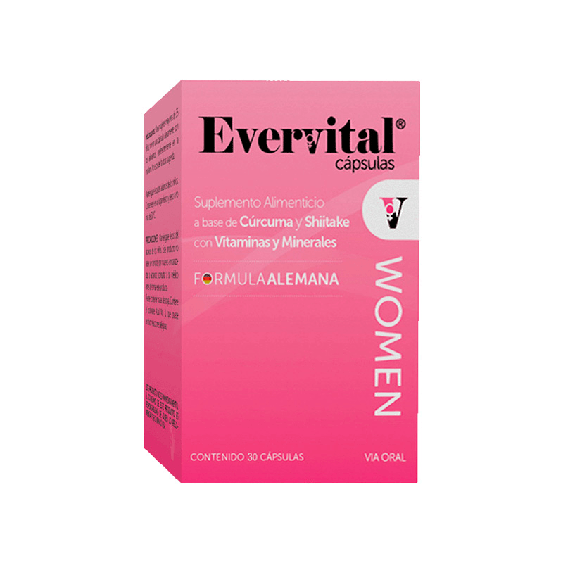 Evervital Women Sup Alim Con 30 Capsulas