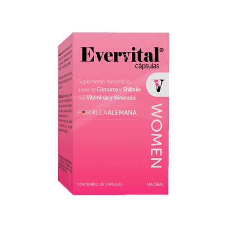 Evervital Women Sup Alim Con 30 Capsulas