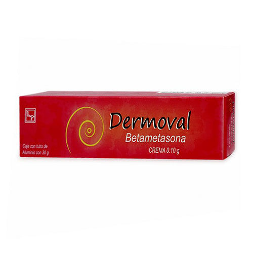 Betametasona Dermoval Crema 0.10 Gr Tubo 30 Gr