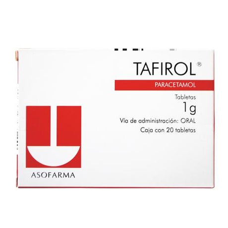 Tafirol 1 Gr Con 20 Tabletas