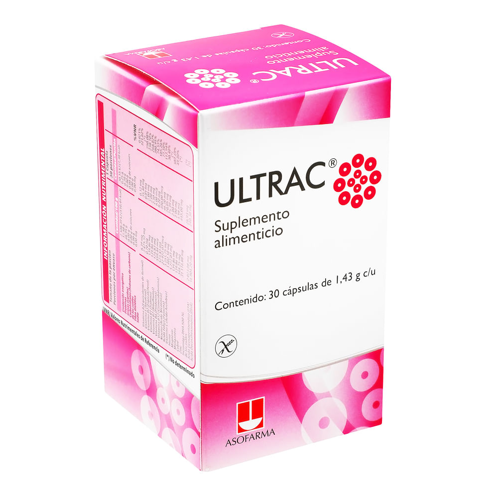 Ultrac 1.43 G Sup Alim Con 30 Capsulas