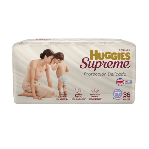 Pañal Huggies Supreme Et 5 Con 36