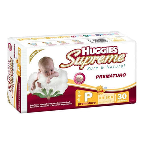 Pañal Huggies Supreme Premat Con 30