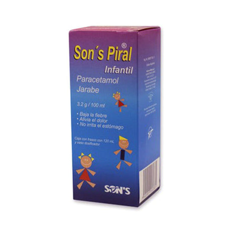 Paracetamol Sons Piral Jarabe Inf 3.2 G / 100 Ml Frasco 120 Ml