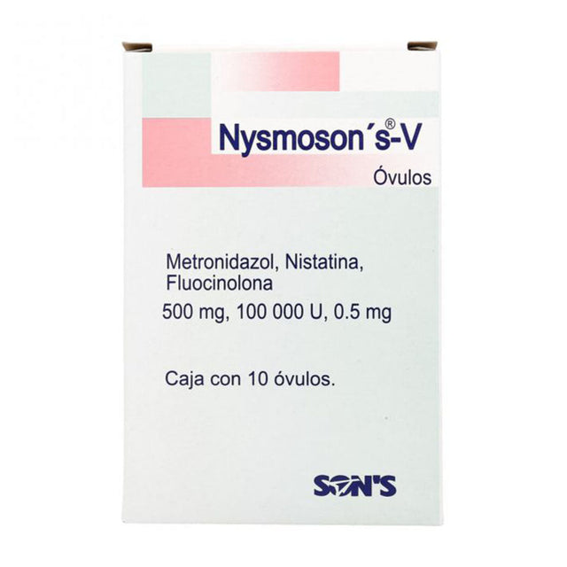 Metronidazol Nistatina Fluocinonona Nysmosons - V Ovulos Con 10