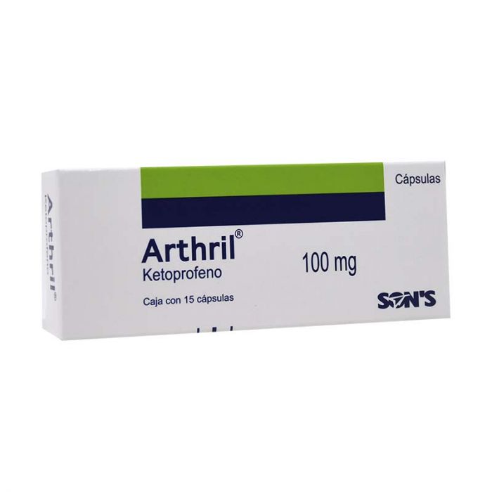 Ketoprofeno Arthril 100 Mg Con 15 Capsulas