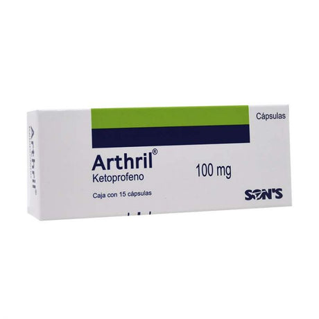 Ketoprofeno Arthril 100 Mg Con 15 Capsulas