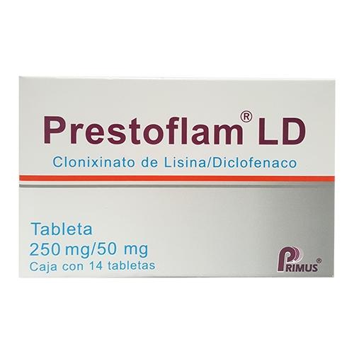 Prestoflam Ld 250 / 50 Mg Con 14 Tabletas