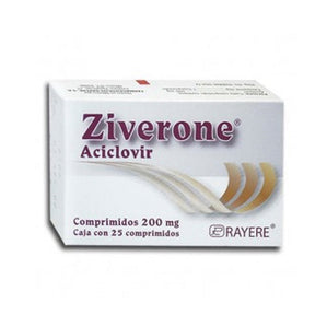 Aciclovir Ziverone 200 Mg Con 25 Tabletas