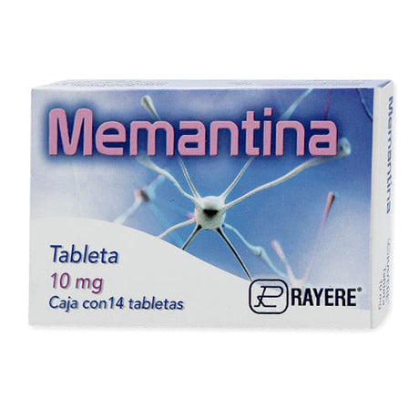 Memantina 10 Mg Con 14 Tabletas Rayere Generico