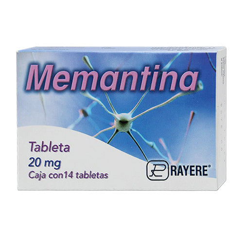 Memantina 20 Mg Con 14 Tabletas Rayere Generico